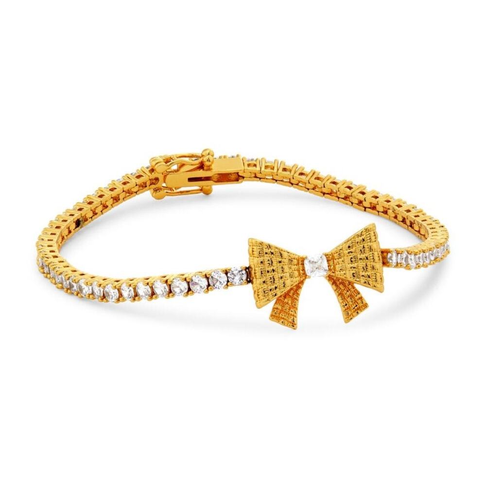 Kate Spade Wrapped In A Bow Tennis Bracelet